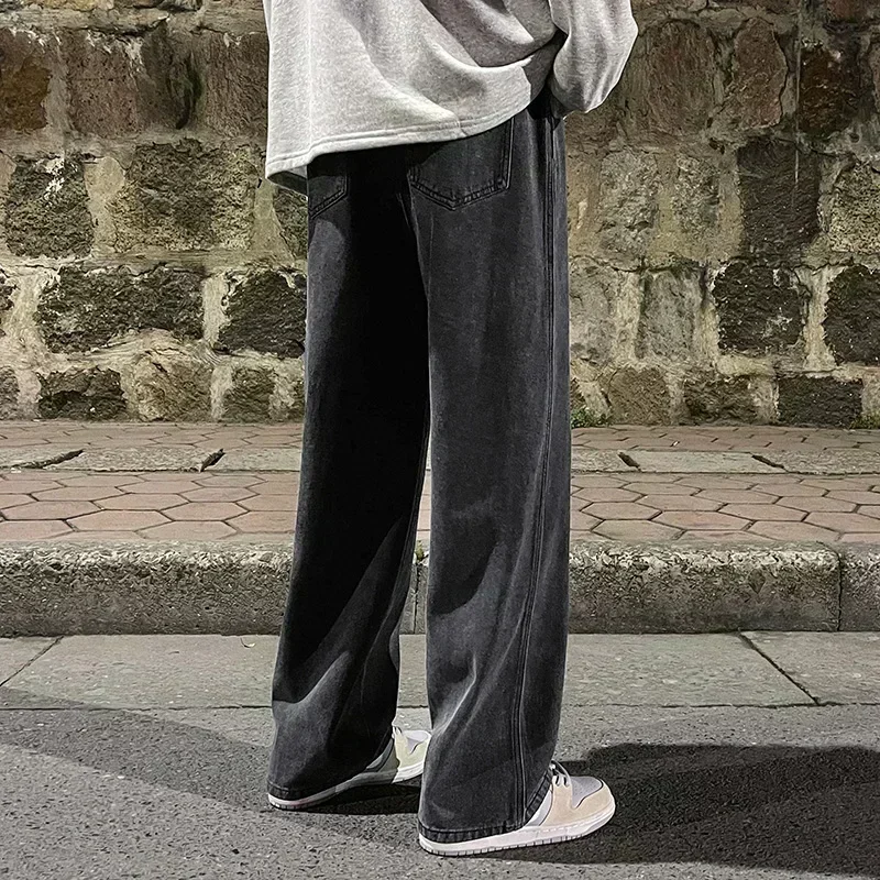 Jean Ample Homme – Coupe Large Streetwear Coréen